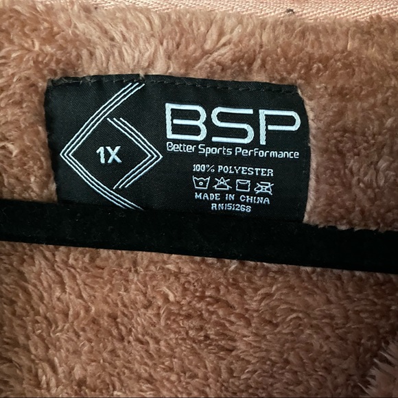 NWT BSP Just Fab Mauve Teddy Bear Sherpa Jacket - Picture 2 of 8